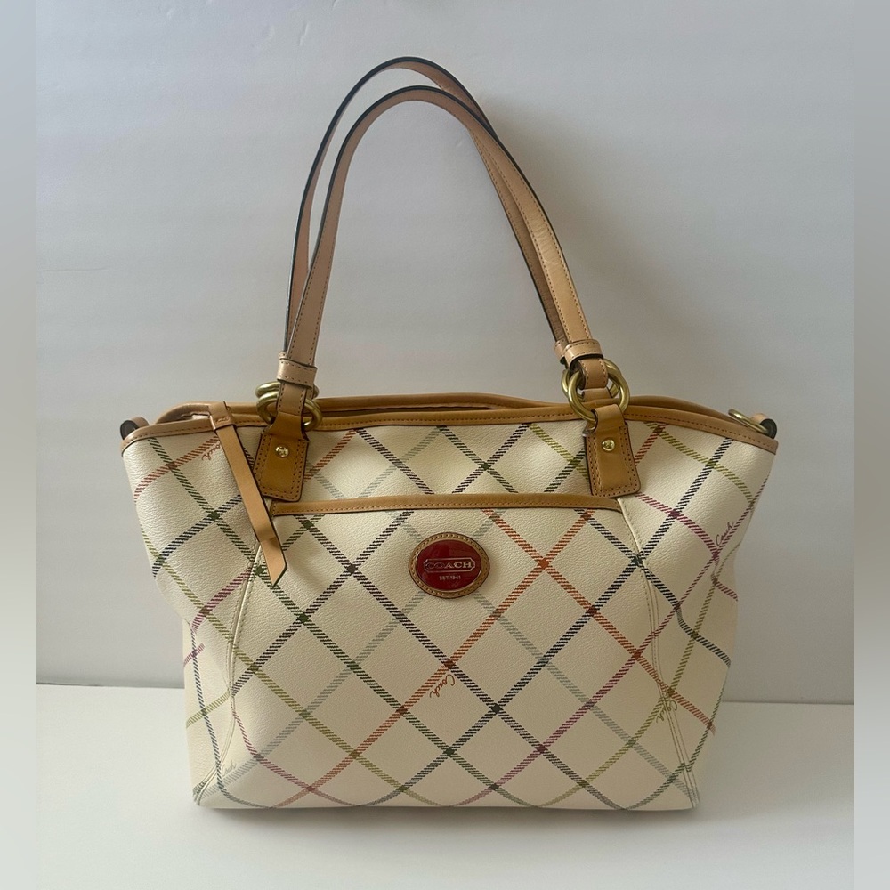 Authentic Coach Bag Tote leather